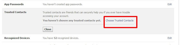 Did U Added " Trusted Contacts " To Your Facebook Account ? ?