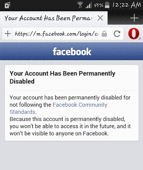 how long to recover disabled facebook account