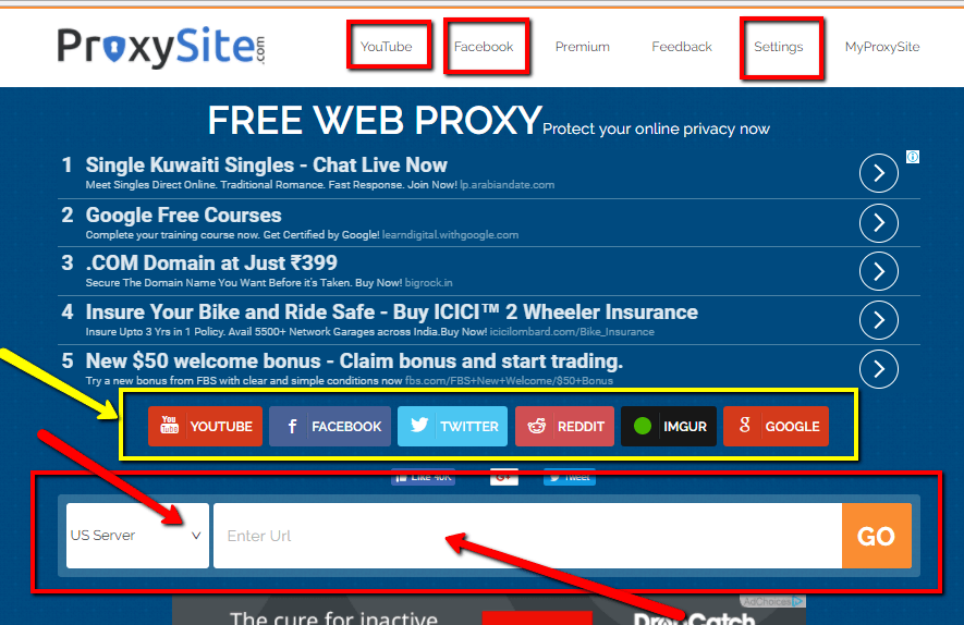 google proxy website