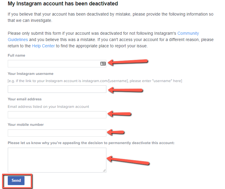 Knowledge - 'How to verify account on Instagram'