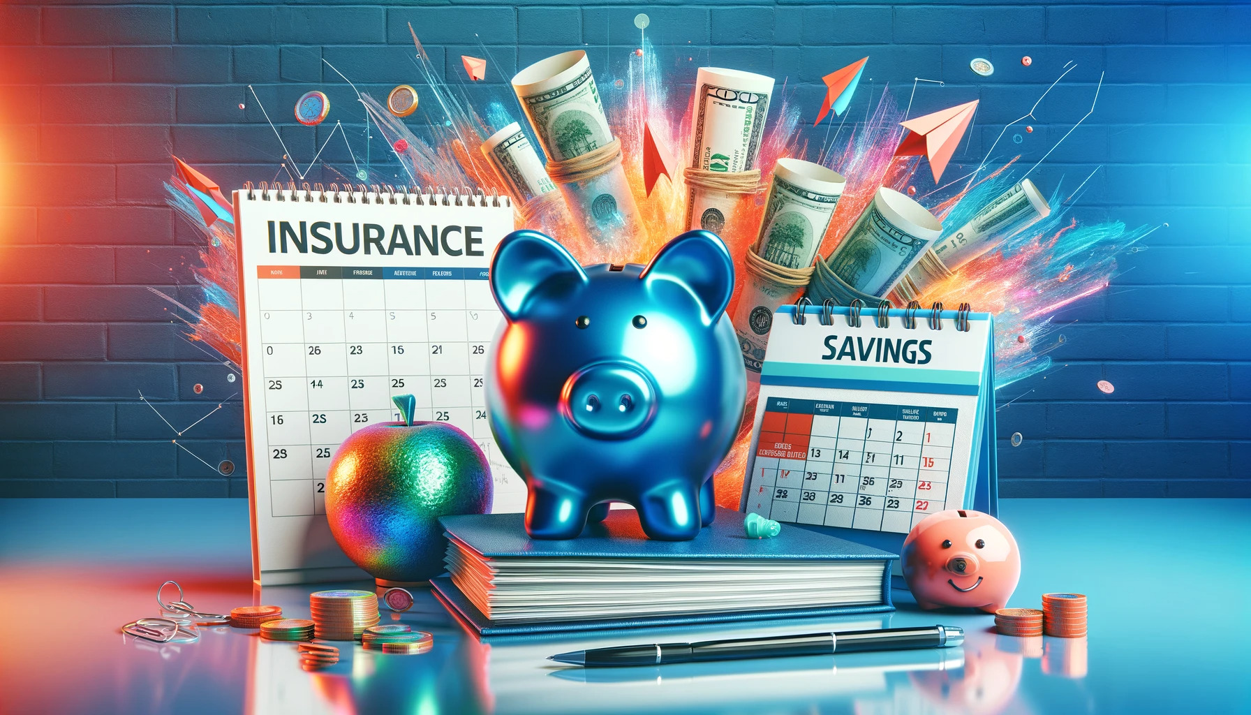 The style is a vivid and clear photorealistic image, captured with a Canon EOS R5 to ensure high resolution and sharp focus. Camera settings emphasize the bright, contrasting colors and the detailed textures of the materials. --ar 16:9